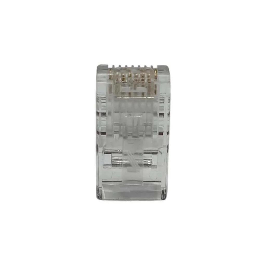 Imagem 5 de 5 do produto Conector De Rede Plug RJ45 Chip Sce 8x8, CAT6, 100 Unidades - 062-0046