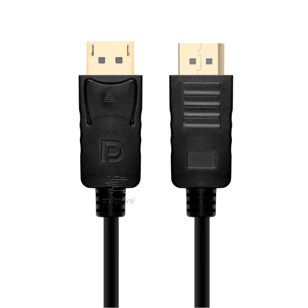 Imagem 2 de 5 do produto Cabo Displayport Plus Cable 2 Metros Macho X Macho 4k Ultra Hd Áudio E Vídeo Dp1220