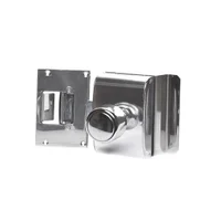 Fechadura Elétrica 12 Volts Para Porta De Vidro Pv200r1i Agl Cromado