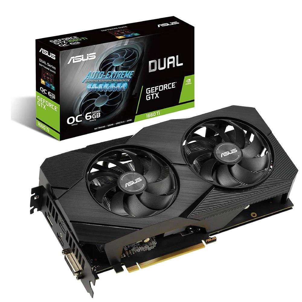 Placa De V Deo Nvidia Asus Geforce Gtx Ti Dual Oc Edition Gb