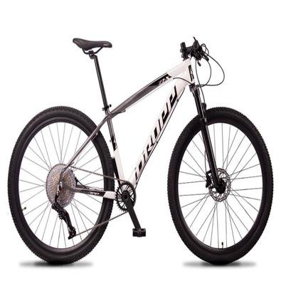 Bicicleta Aro 29 Dropp Z7x 12v Absolute, C/trava E Fr. Hidra - Cinza/branco - 17''