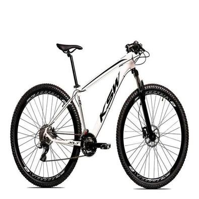 Bicicleta Aro 29 Ksw 21 Marchas Shimano Freios Disco E Trava Cor  branco/preto tamanho Do Quadro 19'' | KaBuM!