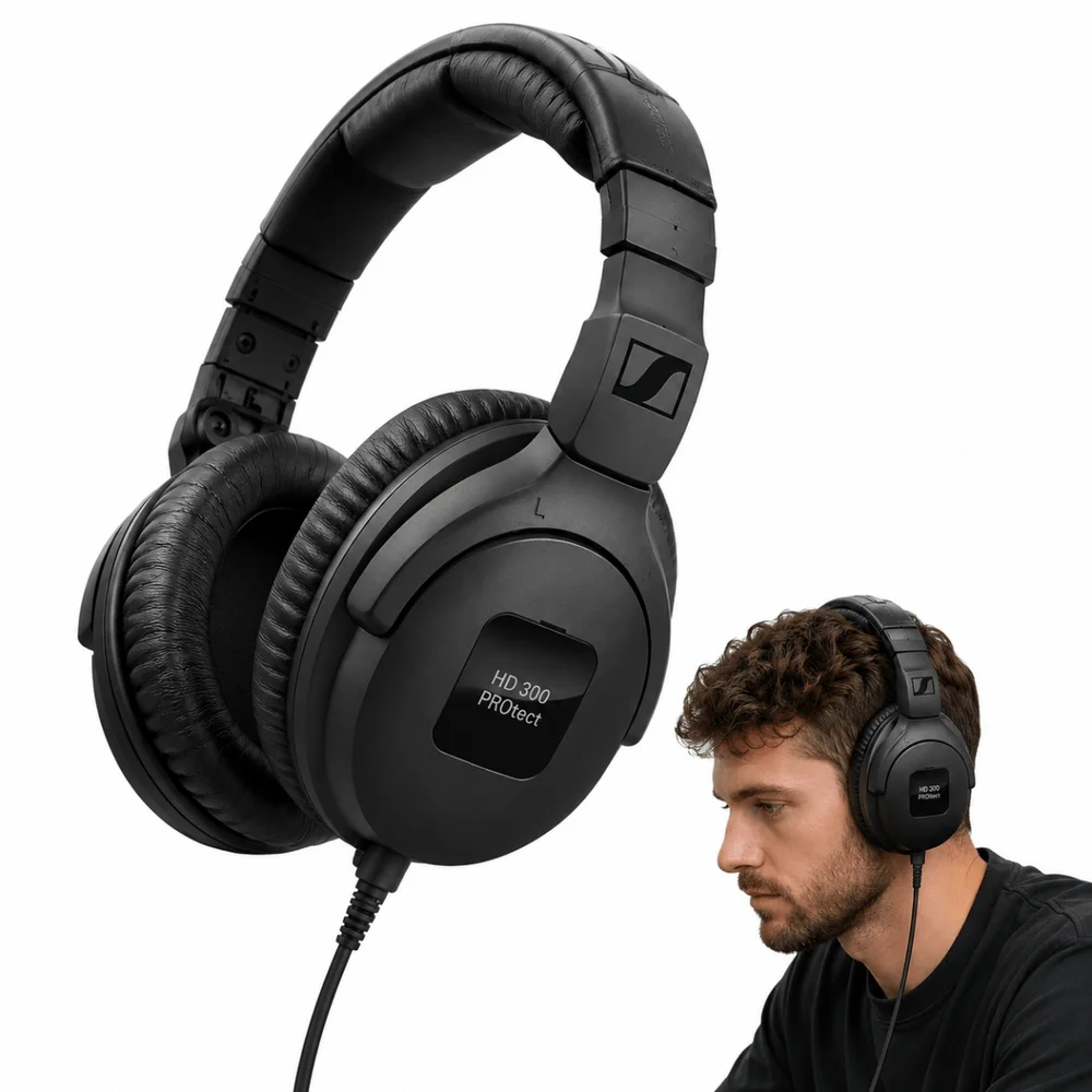 Imagem 3 de 5 do produto Fone Sennheiser Hd 300 Protect Activegard Studio Monitor