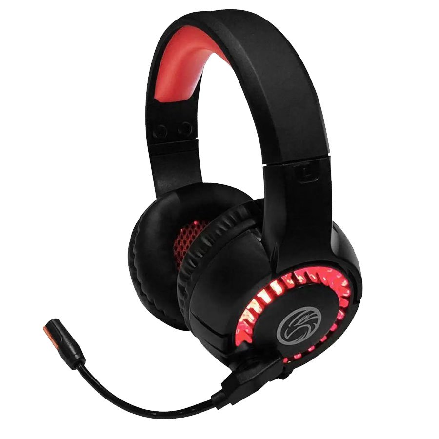 Fone Headset Gamer Brazil PC K2 LED, Para PC E Vídeo Game, C/microfone USB/p2