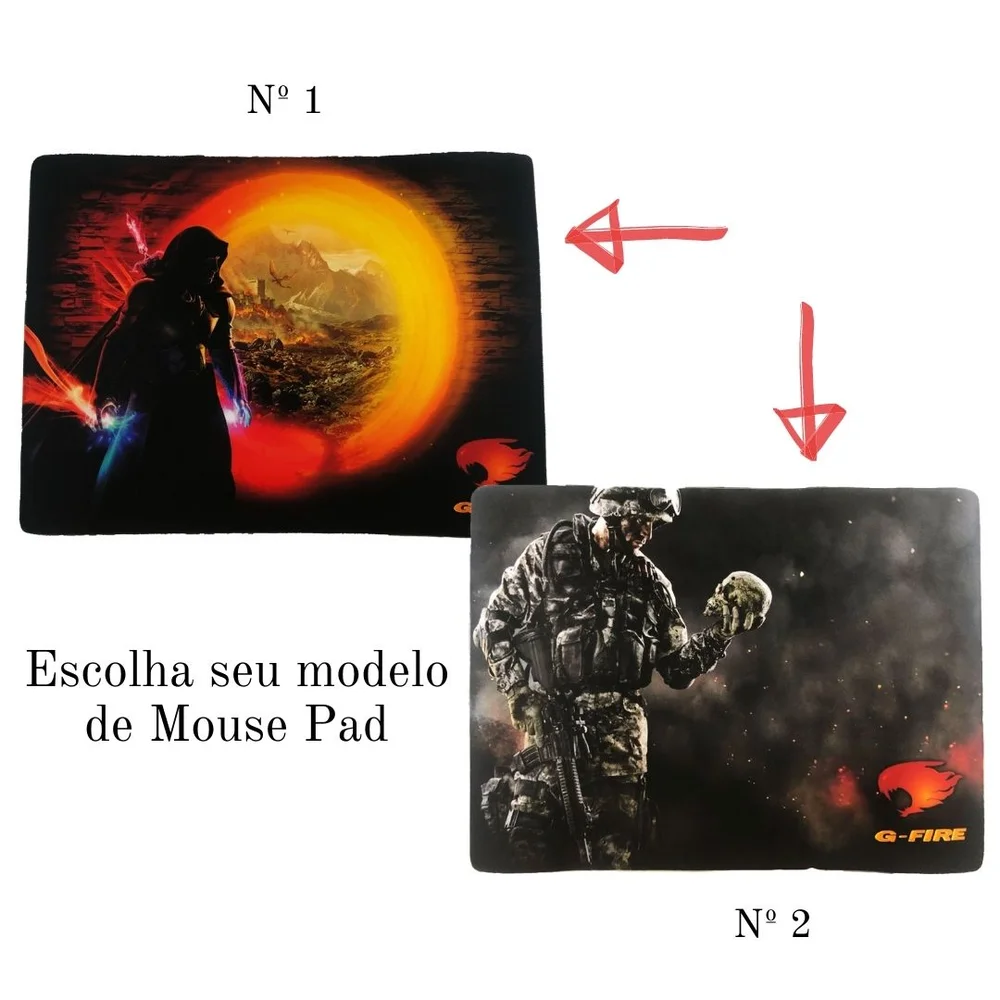 Fone Headset Gamer Brazil PC K2 LED, Para PC E Vídeo Game, C/microfone USB/p2