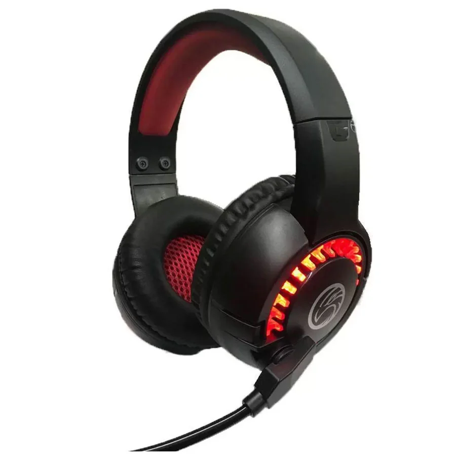 Fone Headset Gamer Brazil PC K2 LED, Para PC E Vídeo Game, C/microfone USB/p2