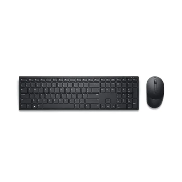 Imagem 3 de 5 do produto Teclado E Mouse Sem Fio Dell PRO, Receptor USB, ABNT2, Preto - KM5221W.