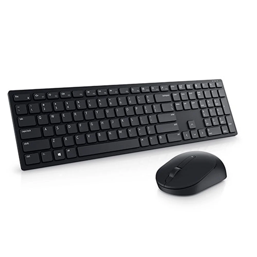 Imagem 5 de 5 do produto Teclado E Mouse Sem Fio Dell PRO, Receptor USB, ABNT2, Preto - KM5221W.