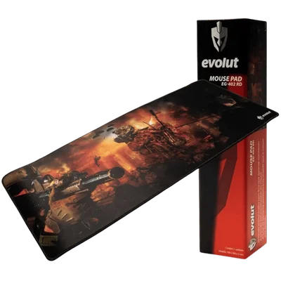 Mouse Pad Gamer Evolut Eg-402 Red 700x300x2mm/hv-mp861