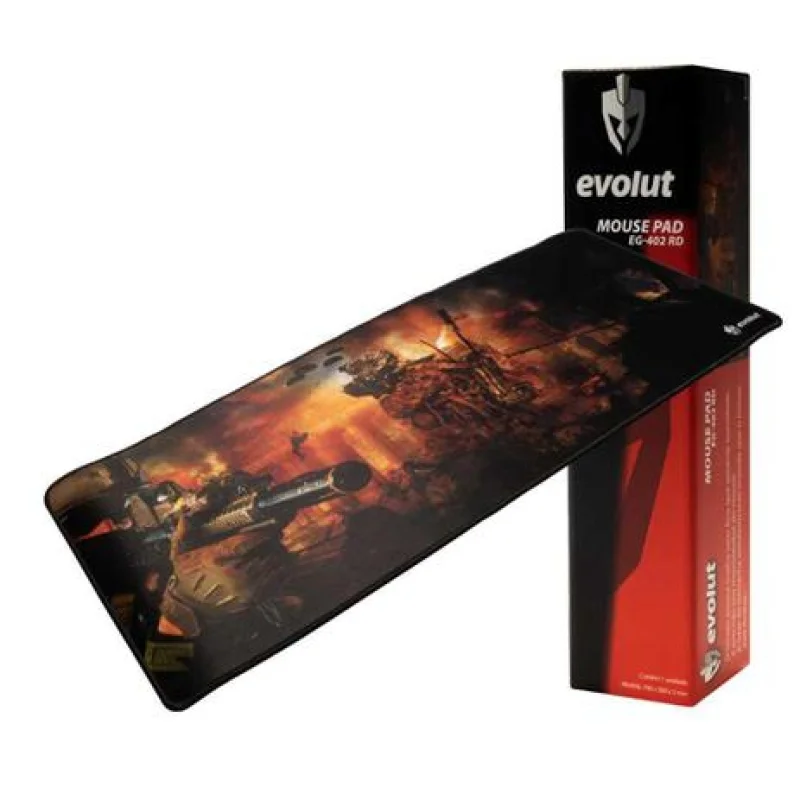 Mouse Pad Gamer Evolut Eg-402 Red 700x300x2mm/hv-mp861
