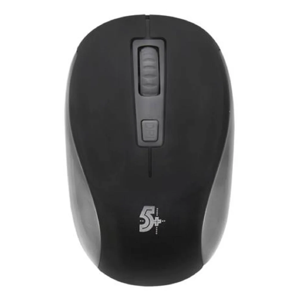 Imagem 2 de 5 do produto Mouse Sem Fio 5+ Mw-1000 Office Premium, 1600 DPI, 2.4GHz, Preto - 015-0060