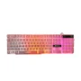 Teclado Rosa Force-X, Rainbow, USB, Anti-ghosting  - Tc201pink