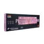 Teclado Rosa Force-X, Rainbow, USB, Anti-ghosting  - Tc201pink