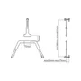 Suporte Adaptador Elg, Para Monitores Sem Vesa - Adp01-sv