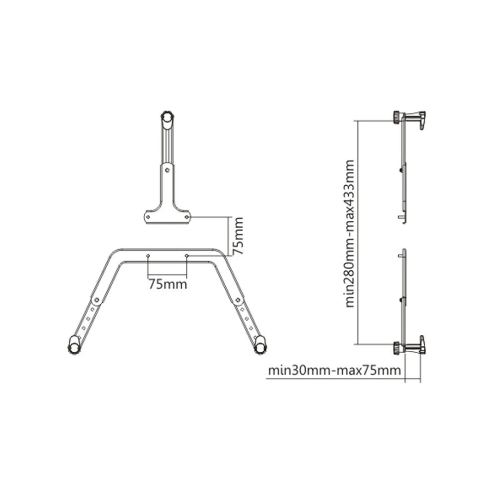 Suporte Adaptador Elg, Para Monitores Sem Vesa - Adp01-sv