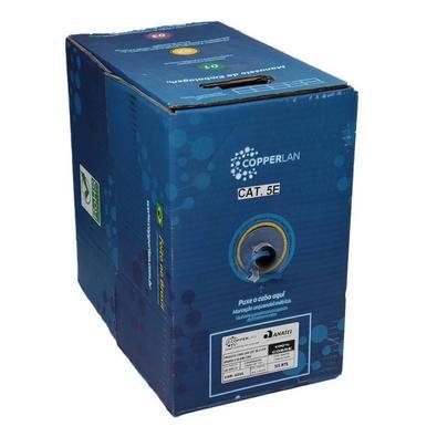 Cabo Lan 4p Cat.5e Cmx Cx C/305m Azul 10113 Copperlan