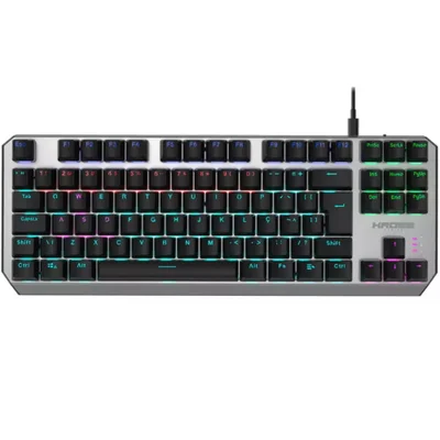 Teclado Gamer Mecânico Randgrid Rainbow Switch Azul Kross