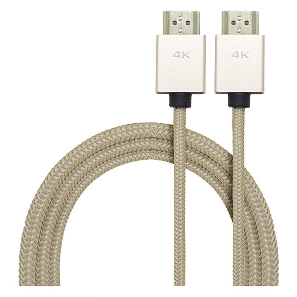 Imagem 2 de 5 do produto Cabo HDMI 2.0 IT-Blue, Nylon, 3M, Blindado, 4K Ultra HD, 3D