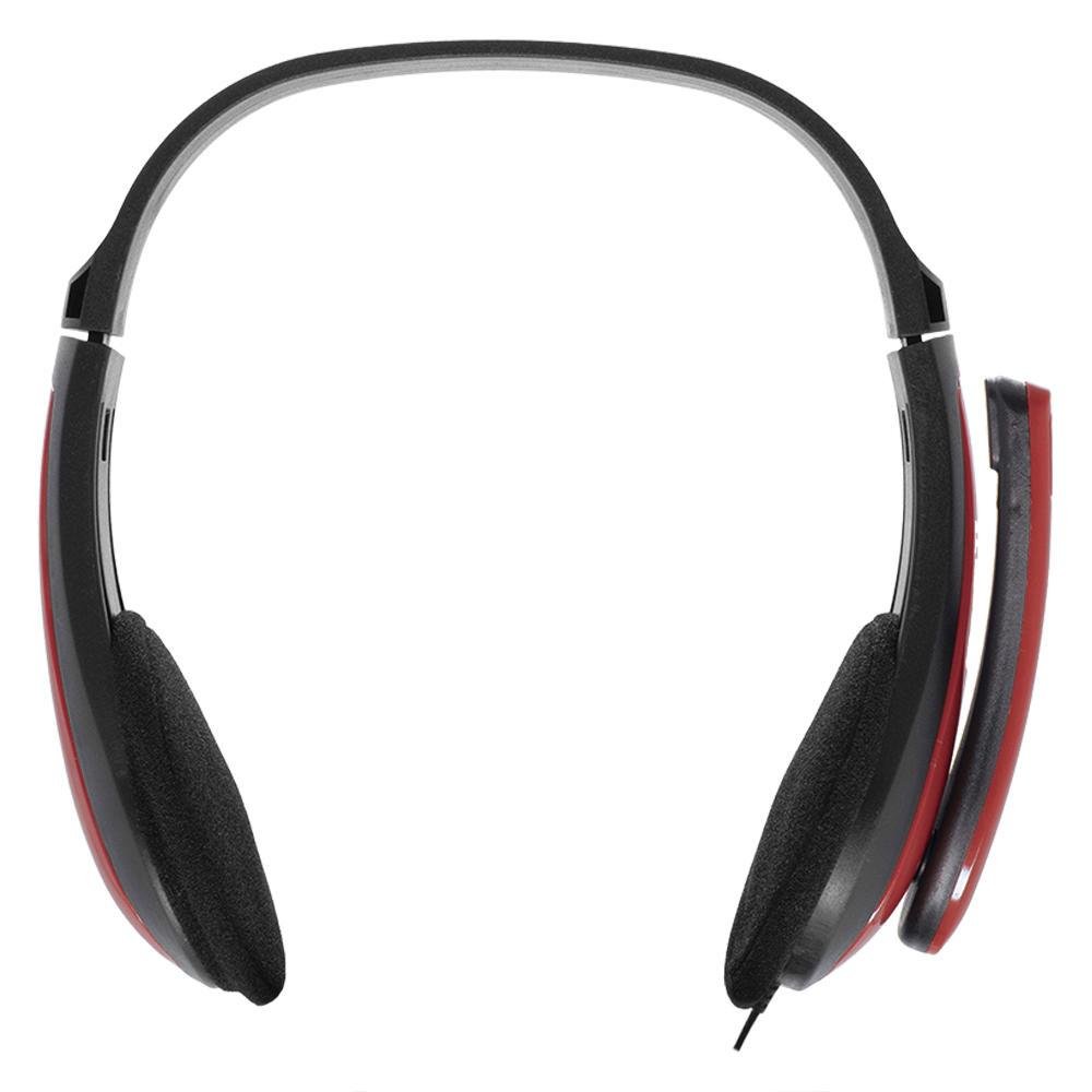 Imagem 3 de 4 do produto Headset Gamer Tecdrive F-6, Cabo de 1.5m, P2, Preto e Vermelho