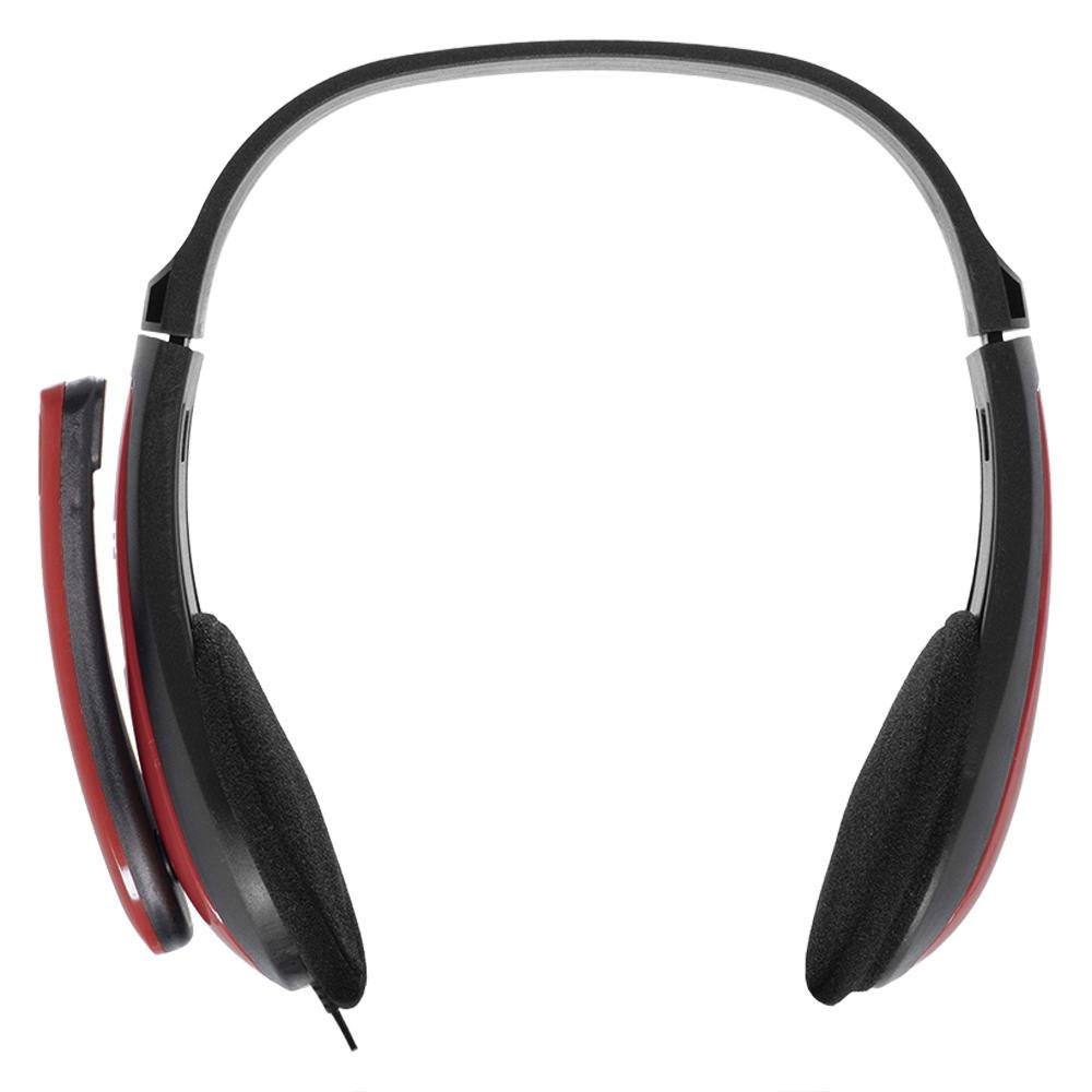Imagem 4 de 4 do produto Headset Gamer Tecdrive F-6, Cabo de 1.5m, P2, Preto e Vermelho