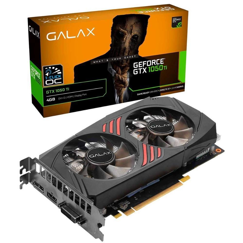 Placa De Vídeo Galax Geforce Gtx 1050 Ti 4GB