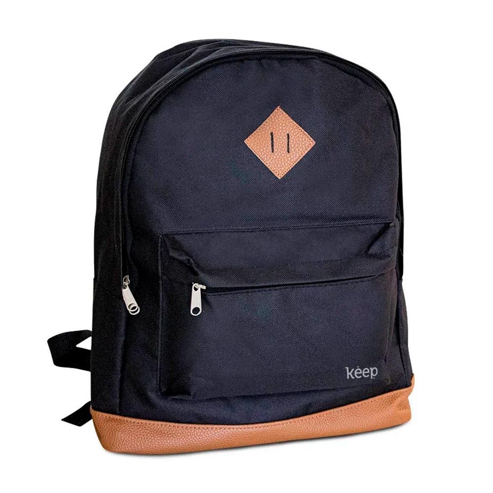 Mochila Para Notebook Multi Keep Everyday Bo435 15,6" - Preto/marrom