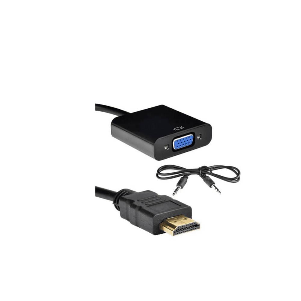Imagem 4 de 5 do produto Cabo Adaptador Conversor Exbom, 18cm, HDMI Para VGA, Com Audio