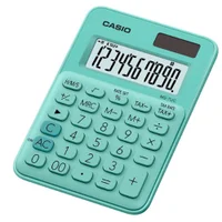 Calculadora Casio De Mesa 10 Dígitos Ms-7uc-gn - Verde