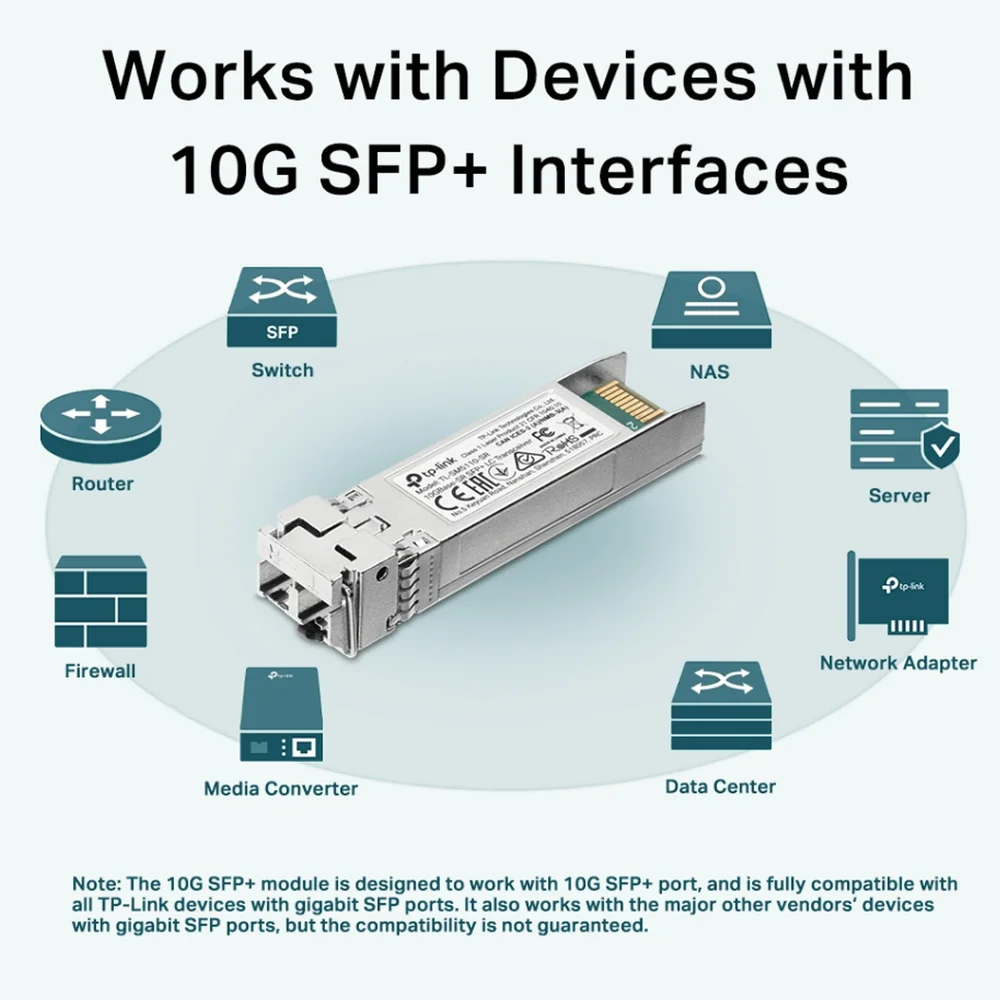 Imagem 2 de 5 do produto Lc Transceiver  10gbase-sr Sfp - Tl-sm5110-sr