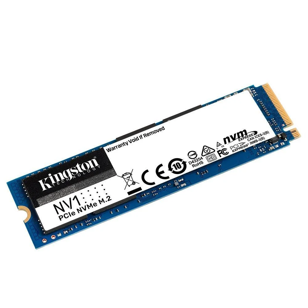 Imagem 4 de 4 do produto SSD Kingston Nv1 500gb m.2 2280, Nvme, Leitura: 2100mb/s e Gravação: 1700mb/s - SNVS/500G