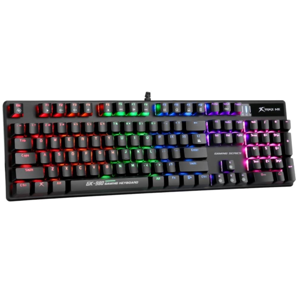 Teclado Xtrike Gk-980 Gaming Mechanical Ingles
