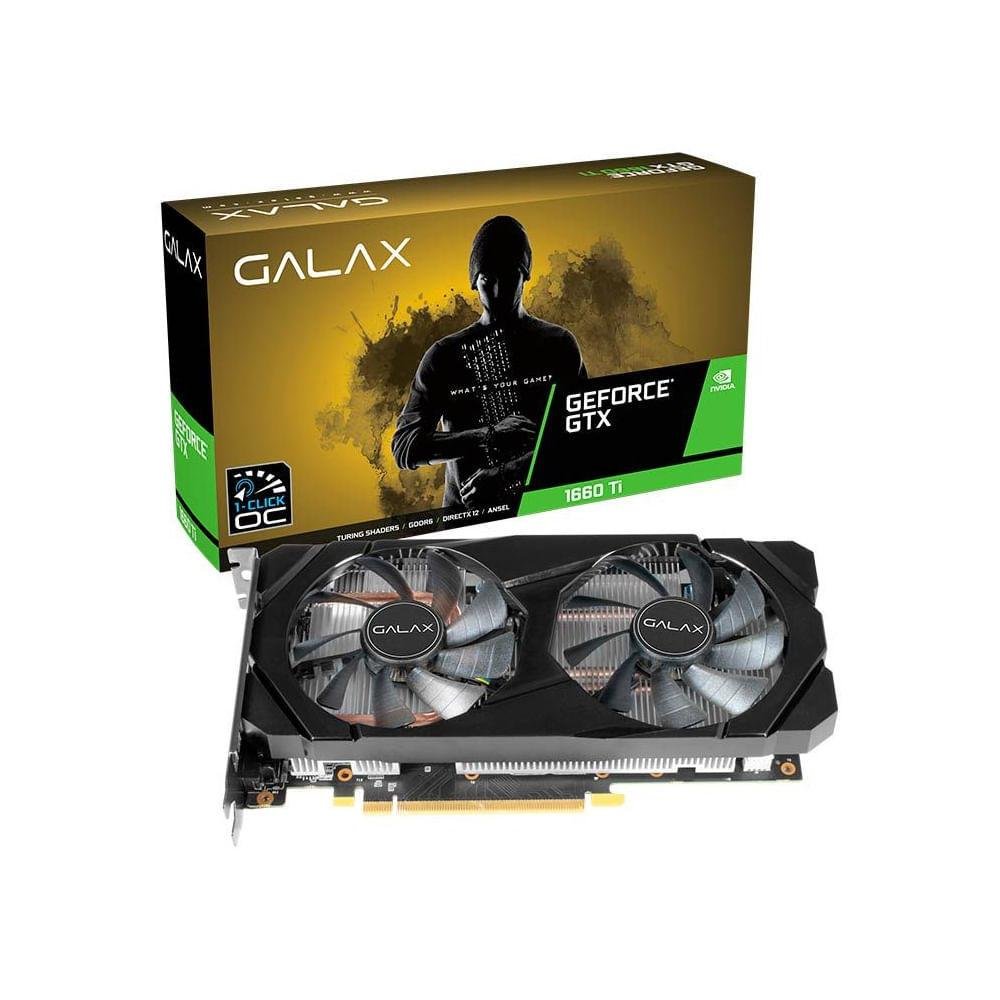 グラボ　NVIDIA GeForce GTX 1660Ti GeForce® GTX 1660 Ti OC 6G Características | Placas de Vídeo