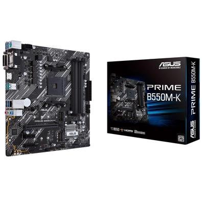 Placa Mãe Asus Prime B550m-k Am4 Ddr4 M2 Matx
