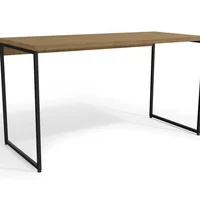 Mesa Secretária Kappesberg Industrial Cor Freijo/preto Fosco