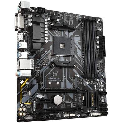 Placa Mae Am4 Micro Atx B450m Ds3h V2 Ddr4 Dvi-d/hmdi Gigabyte Box