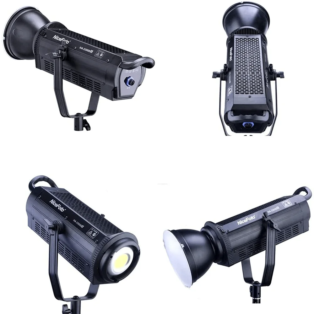 Iluminador Led Nicefoto Ha-3300bii Cob Video Light Daylight 330w Bowens - bivolt Iluminador Led Nicefoto Ha-3300bii Cob Video Light Daylight 330w Bowens - bivolt