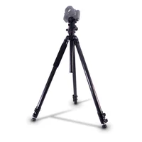 Tripé Com Cabeça Esférica Ball Head Kingjoy Fc-317+q30 Fibra De Carbono Para Até 17kg