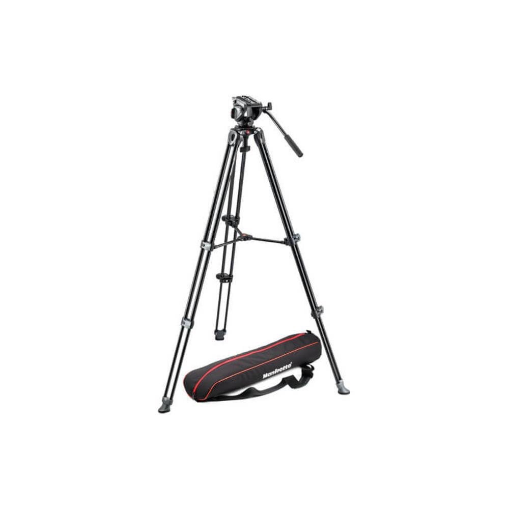 Tripé Manfrotto Com Cabeça Hidráulica Mvk500am