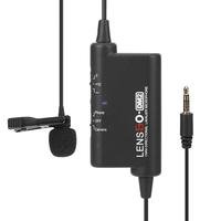 Microfone Lapela Universal Lensgo Dm2, Estúdio E Entrevista, Para Smartphones E Câmeras