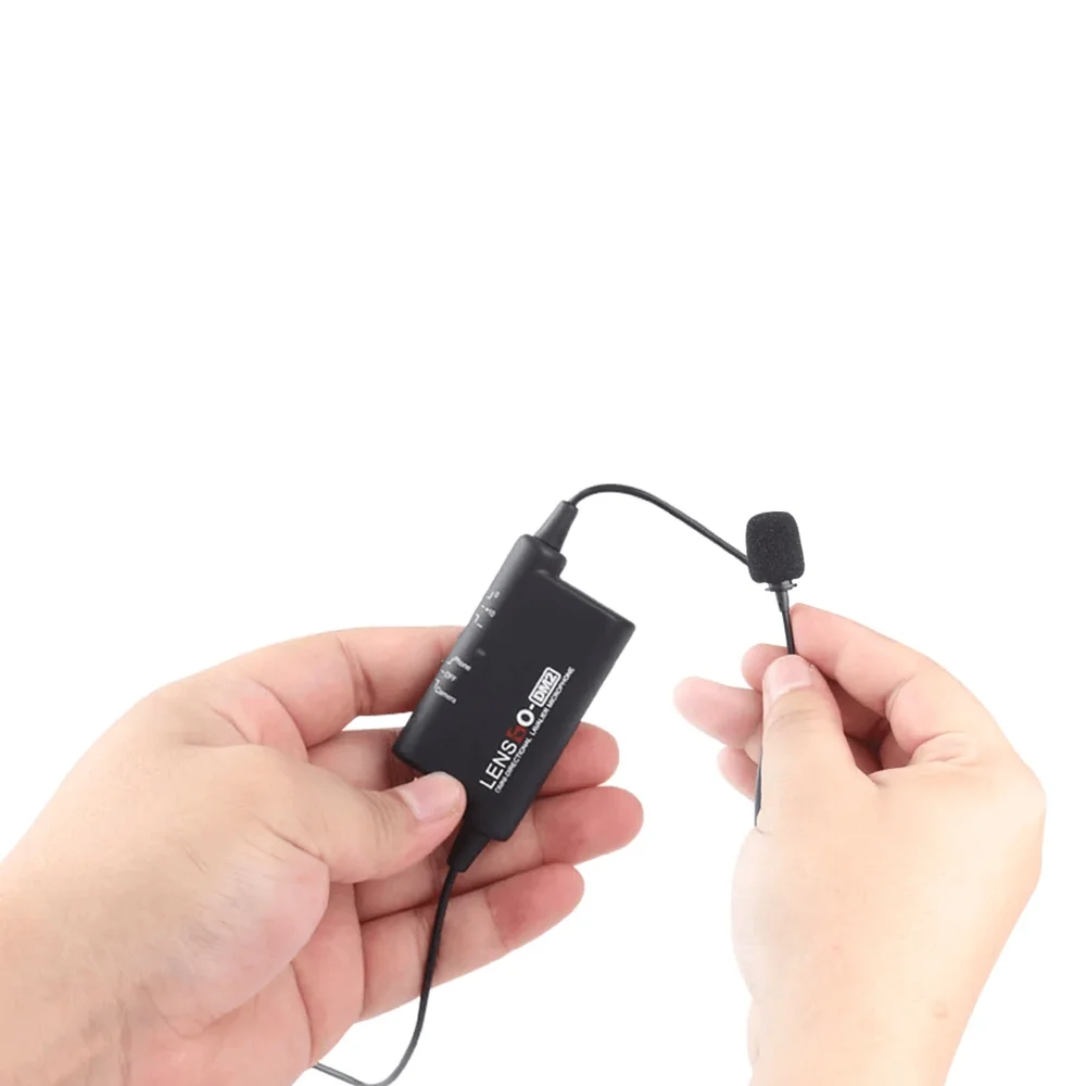 Imagem 5 de 5 do produto Microfone Lapela Universal Lensgo Dm2, Estúdio E Entrevista, Para Smartphones E Câmeras