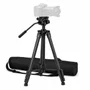 Tripé Kingjoy Vt-910, Com Cabeça De Vídeo Panorâmica, 360Graus, Para Câmeras, E Filmadoras, Preto