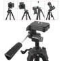 Tripé Kingjoy Vt-910, Com Cabeça De Vídeo Panorâmica, 360Graus, Para Câmeras, E Filmadoras, Preto