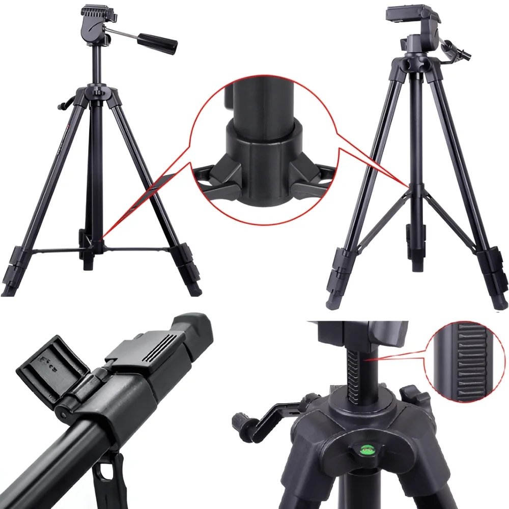 Tripé Kingjoy Vt-910, Com Cabeça De Vídeo Panorâmica, 360Graus, Para Câmeras, E Filmadoras, Preto Tripé Kingjoy Vt-910, Com Cabeça De Vídeo Panorâmica, 360Graus, Para Câmeras, E Filmadoras, Preto