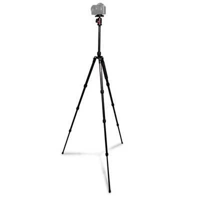 Tripé Com Cabeça Ball Head Kingjoy Ct-228+qb00 Fibra De Carbono Para Até 8kg