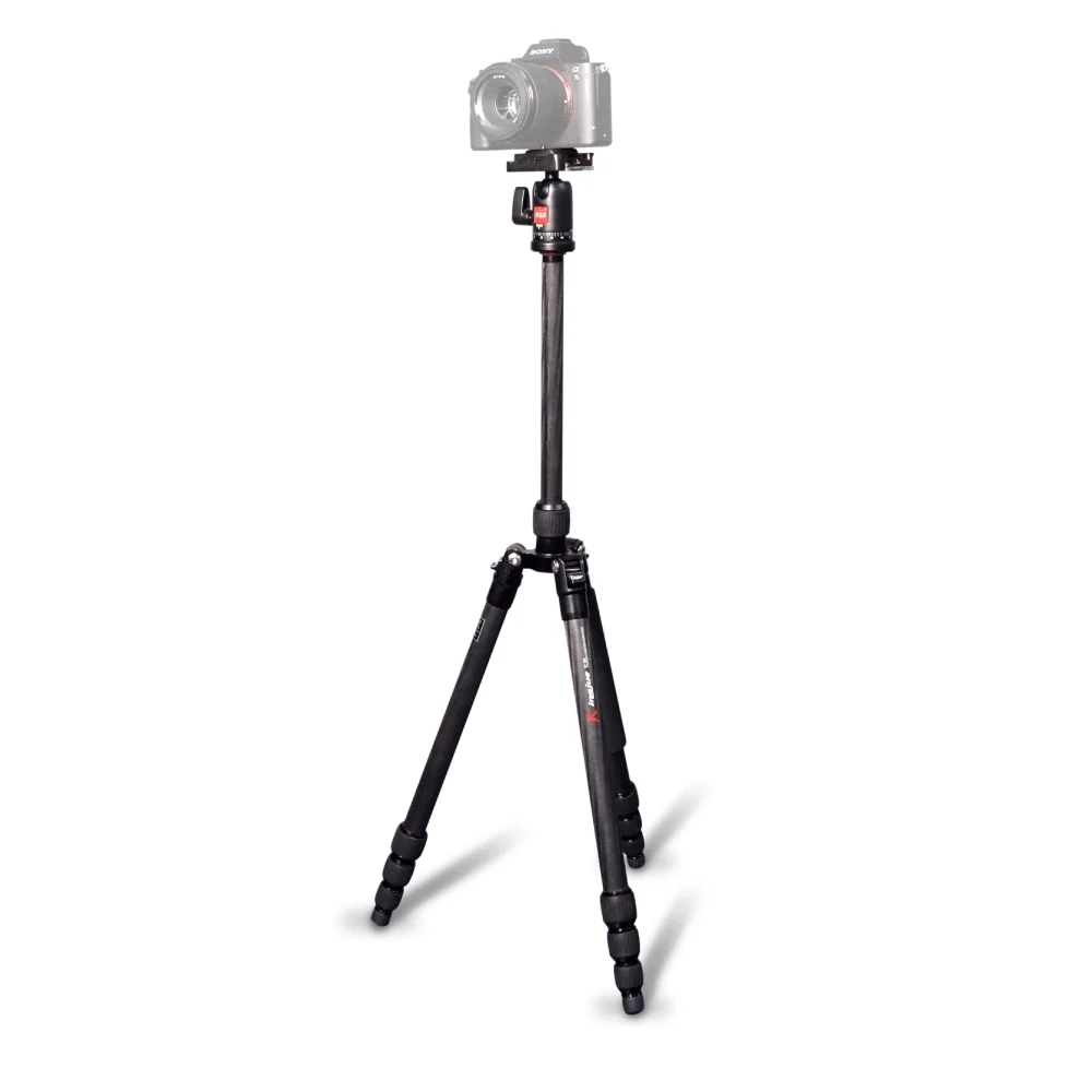 Imagem 5 de 5 do produto Tripé Kingjoy Ct-228 Fibra De Carbono Com Cabeça Esférica Ball Head Até 8kg