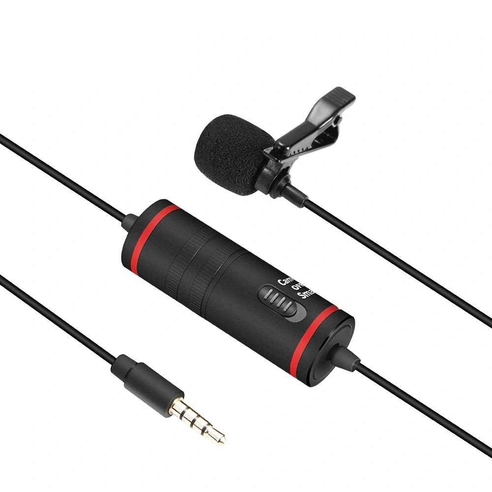 Microfone De Lapela Mamen Profissional KM-D1, Para Smartphones, Câmeras E Notebooks