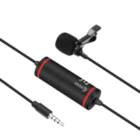 Microfone De Lapela Mamen Profissional KM-D1, Para Smartphones, Câmeras E Notebooks