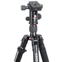 Tripé Fibra De Carbono Kingjoy C1229b-v00 Cabeça Esférica Ball Head Até 10kg (preto)