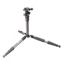 Tripé Fibra De Carbono Kingjoy C1229b-v00 Cabeça Esférica Ball Head Até 10kg (preto)