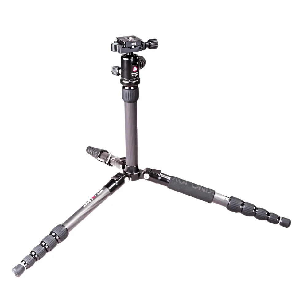 Tripé Fibra De Carbono Kingjoy C1229b-v00 Cabeça Esférica Ball Head Até 10kg (preto)
